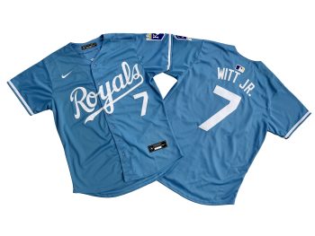 Kansas City Royals Bobby Witt Light Blue Alternate Limited Player Jersey MEN WOMEN YOUTH S-6XL SIZE