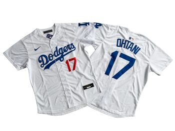 Los Angeles Dodgers #17 Shohei Ohtani White Home Limited Player Jersey MEN WOMEN YOUTH S-6XL SIZE