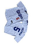 Los Angeles Dodgers Freddie Freeman White Home Limited Player Jersey white MEN WOMEN YOUTH S-6XL SIZE