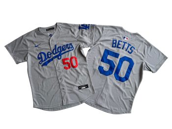 Los Angeles Dodgers Mookie Betts Gray Home Limited Player Jersey MEN WOMEN YOUTH S-6XL SIZE