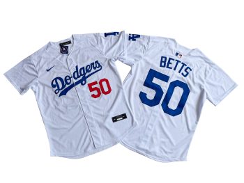 Los Angeles Dodgers Mookie Betts White Home Limited Player Jersey MEN WOMEN YOUTH S-6XL SIZE