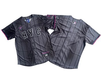 New York Mets Graphite 2024 City Connect Limited Jersey MEN WOMEN YOUTH S-6XL SIZE