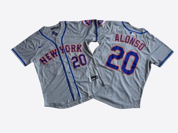 New York Mets Pete Alonso Gray Away Limited Player Jersey MEN WOMEN YOUTH S-6XL SIZE