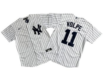 New York Yankees 11# Anthony Volpe White Home Replica Player Name Jersey MEN WOMEN YOUTH S-6XL SIZE