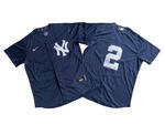 New York Yankees 2# Derek Jeter Navy Alternate Replica Player Jersey MEN WOMEN YOUTH S-6XL SIZE