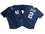 Men’s New York Yankees 2# Derek Jeter Nike Navy Player Jersey
