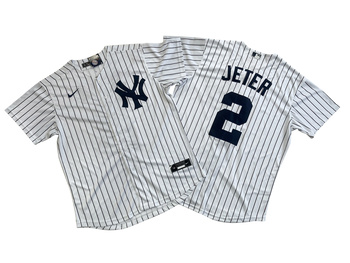 New York Yankees 2# Derek Jeter WhiteNavy Player Jersey MEN WOMEN YOUTH S-6XL SIZE