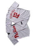 Philadelphia Phillies 12# Kyle Schwarber White Home Replica Player Name Jersey MEN WOMEN YOUTH S-6XL SIZE