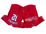Men’s Philadelphia Phillies 12# Kyle Schwarber Red Cool Base Jersey