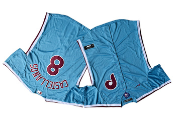 Philadelphia Phillies 8# nick castellanos Light Blue Player Jersey MEN WOMEN YOUTH S-6XL SIZE