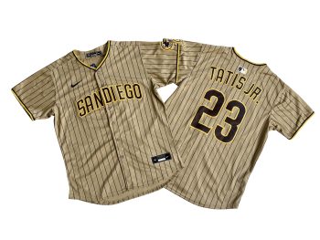 San Diego Padres 23# Fernando Tatis Jr. Tan Alternate Limited Player Jersey MEN WOMEN YOUTH S-6XL SIZE