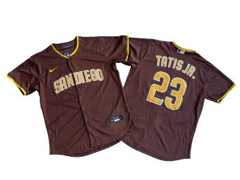 San Diego Padres Fernando Tatis Jr. Brown Alternate Replica Player Jersey MEN WOMEN YOUTH S-6XL SIZE