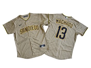 San Diego Padres Manny Machado Tan Alternate Replica Player Jersey MEN WOMEN YOUTH S-6XL SIZE