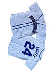 Seattle Mariners 24# Ken Griffey Jr. White Home Cooperstown Collection Replica Player Jersey MEN WOMEN YOUTH S-6XL SIZE