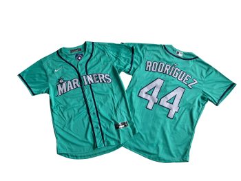 Seattle Mariners 44# Julio Rodriguez Player Cool Base Jersey MEN WOMEN YOUTH S-6XL SIZE