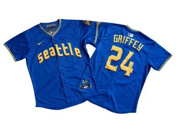 Seattle Mariners Ken Griffey Jr. Royal City Connect Retired Player Jersey MEN WOMEN YOUTH S-6XL SIZE