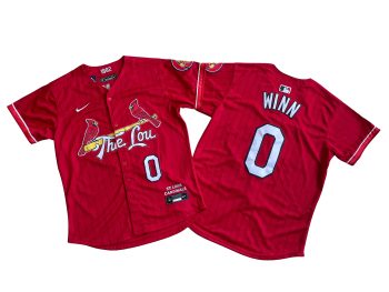 St. Louis Cardinals Masyn Winn Red 2024 City Connect Limited Player Jersey MEN WOMEN YOUTH S-6XL SIZE
