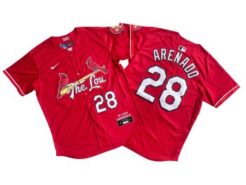 St. Louis Cardinals Nolan Arenado Red 2024 City Connect Limited Player Jersey MEN WOMEN YOUTH S-6XL SIZE