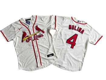 St. Louis Cardinals Yadier Molina Cream Alternate Official Replica Player Jersey MEN WOMEN YOUTH S-6XL SIZE