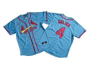 St. Louis Cardinals Yadier Molina Light Blue Alternate Official Replica Player Jersey MEN WOMEN YOUTH S-6XL SIZE