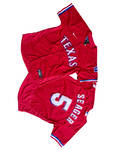 Texas Rangers 5# Corey Seager Red Natural Flexbase jersey MEN WOMEN YOUTH S-6XL SIZE