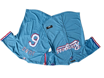 Texas Rangers 6# Josh Jung Light Blue Player Jersey MEN WOMEN YOUTH S-6XL SIZE