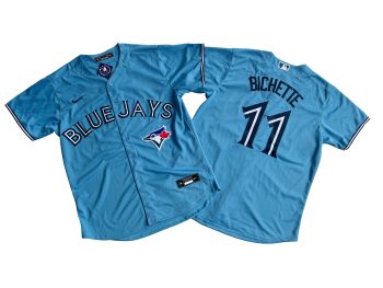 Toronto Blue Jays Bo Bichette Powder Blue Alternate Replica Player Name Jersey MEN WOMEN YOUTH S-6XL SIZE