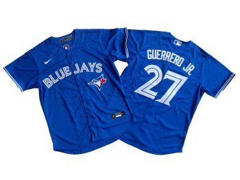 Toronto Blue Jays Vladimir Guerrero Jr. Blue Alternate Replica Player Jersey MEN WOMEN YOUTH S-6XL SIZE