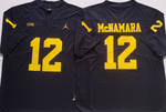 Michigan Wolverines Blue 12 McNAMARA Football Jersey MEN WOMEN YOUTH S-6XL SIZE