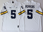 Michigan Wolverines White _5 PEPPERS