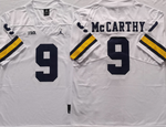 Michigan Wolverines White 9 McCARTHY Football Jersey MEN WOMEN YOUTH S-6XL SIZE