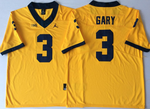 Michigan Wolverines YELLOW 3 GARY Football Jersey MEN WOMEN YOUTH S-6XL SIZE