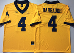 Michigan Wolverines YELLOW _4 HARBAUGH