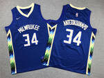 Milwaukee Bucks #34 Giannis Antetokounmpo stitched basketball jersey MEN WOMEN YOUTH S-6XL SIZE