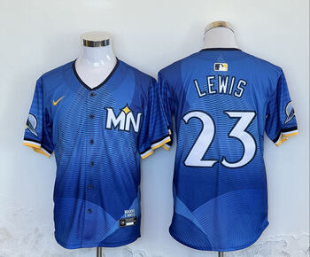 Minnesota Twins  Limited City Connect Jersey #23 LEWIS  stitched baseball  jersey MEN WOMEN YOUTH S-6XL SIZE
