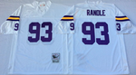 Minnesota Vikings White #93 RANDLE Mitchell & Ness Football Jersey Retro men women youth size S-6XL