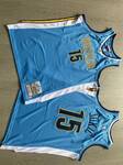 Mitchel &Ness Nuggets No. 15 Jokic 16-17 retro mesh blue jersey