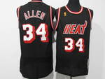 Mitchell & Ness Ray Allen Black Miami Heat 201314 Hardwood Classics Swingman Jersey
