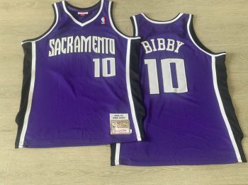 Mitchell & Ness Swingman Jersey Sacramento Kings - Mike Bibby 2002-03 Jersey MEN WOMEN YOUTH S-6XL SIZE