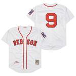 Mitchell and Ness 1990 Boston Red Sox #9 Ted Williams white