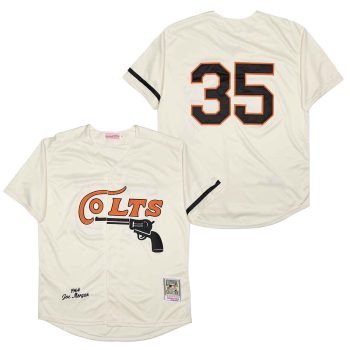 Mitchell and Ness Colts #35 Joe Morgan men women youth size S-6XL