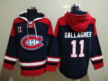 Montreal Canadiens #11 GALLAGHER stitched hoodie  jersey MEN WOMEN YOUTH S-6XL SIZE