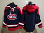 Montreal Canadiens blank version stitched hoodie jersey