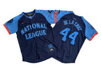 National League Elly De La Cruz Navy 2024 MLB All-Star Game Limited Player Jersey MEN WOMEN YOUTH S-6XL SIZE