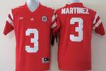 Nebraska Huskers White #3 Adrian Martinez Football Jersey MEN WOMEN YOUTH S-6XL SIZE