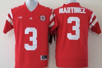 Nebraska Huskers White #3 Adrian Martinez Football Jersey MEN WOMEN YOUTH S-6XL SIZE