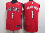 New Orleans Pelicans Statement Edition Swingman – #1 Rojo – Zion Williamson basketball jersey-red