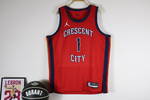 New Orleans Pelicans  Statement Edition Swingman #1 Rojo Zion Williamson basketball jersey MEN WOMEN YOUTH S-6XL SIZE
