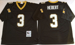 New orleans saints Black #3 HEBERT