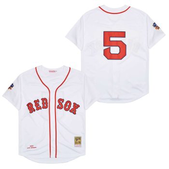 Nomar Garciaparra Boston Red Sox Jersey Mitchell & Ness white men women youth size S-6XL